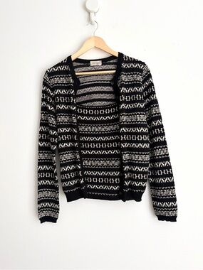 Vintage 90s Mondi Geometric Knit Twin Set M